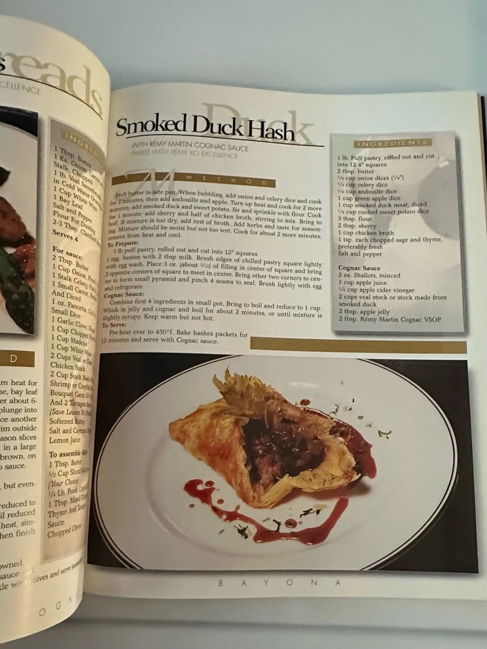 The Spirit of Excellence Restaurants Chefs Recipes Cognacs Book Shaw 2002 USED